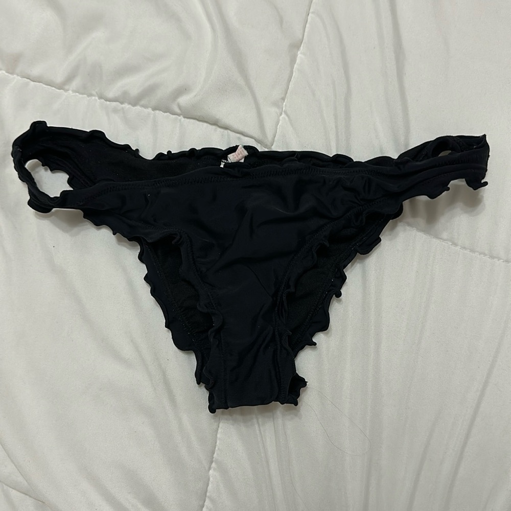 Ruffled bikini bottom